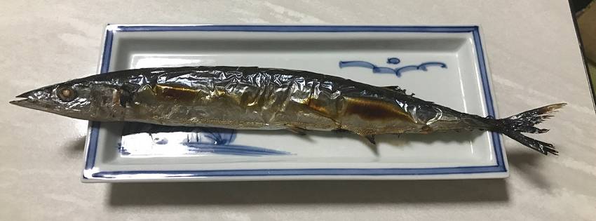 ［社会の窓］今年初サンマ