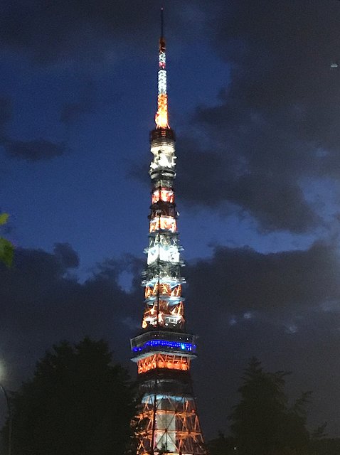 2018年8月17日の東京タワー