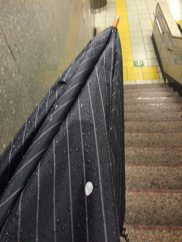 6057　久しぶりに傘を忘れる