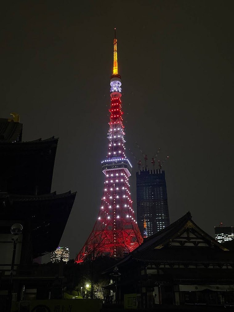 今夜の東京タワー
